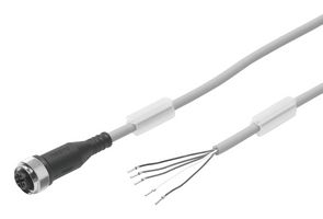 FESTO NEBU-M12G5-K-10-LE5 传感器电缆, M12 插座, 自由线端, 5路, 10 m, 32.8 ft