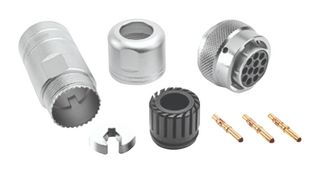 AMPHENOL SINE/TUCHEL RT061412SNH-K 圆形连接器, 标准圆形连接器, ecomate RM Series, 电缆安装插座, 12 触点, 压接插座, 卡口
