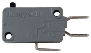 HONEYWELL V15T16-CZ200 微动开关, 标准, 针式柱塞, SPDT, 快速连接, 16 A