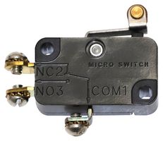 HONEYWELL V3L-2228 微动开关, 辊式杆, SPDT, 拧紧, 10 A