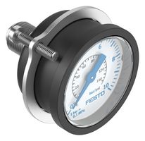 FESTO FMA-40-10-1/4-EN FLANGED PRESSURE GAUGE, 10BAR, G1/4