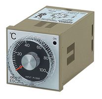 OMRON INDUSTRIAL AUTOMATION E5C2-R20K 100-240VAC 0-1200 温度控制器, 1/16 DIN, 48 x 48 mm, On-Off控制, K型, 0°C至1200°C, 100V至240V