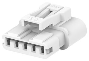 TE CONNECTIVITY 2321918-5 连接器外壳, Signal Double Lock, 插头, 5 路, 2.5 mm, AMP Signal Double Lock系列2321921-1, 1-2321921-1插座触芯
