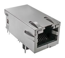 TRP CONNECTOR/BEL 2250507-1 模块连接器, RJ45 插座, 1 x 1 (端口), 8P8C, 通孔安装