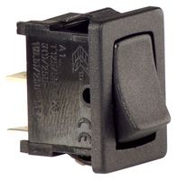 MULTICOMP PRO MP004405 翘板开关, SPST, 不发光, 面板安装, 黑色