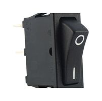 MULTICOMP PRO MP004412 翘板开关, 0 I 标记, SPST, 不发光, 面板安装, 黑色