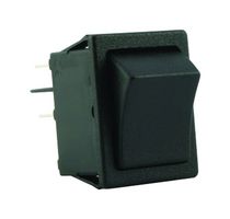 MULTICOMP PRO MP004421 翘板开关, 关-开, DPDT, 不发光, 面板安装, 黑色
