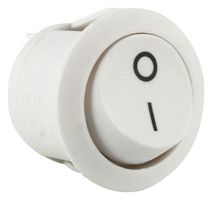 MULTICOMP PRO MP004437 翘板开关, SPST, 不发光, 面板安装, 白色
