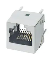 PHOENIX CONTACT 1091942 模块连接器, RJ45 插座, 1 x 1 (端口), 8P8C, Cat6a, IP20, 通孔安装