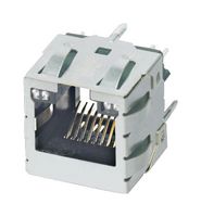 PHOENIX CONTACT 1099282 Modular Connector, RJ45 Jack, 1 x 1 (Port), 8P8C, Cat6a, IP20, Through Hole Mount