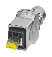 PHOENIX CONTACT 1149841 Modular Connector, RJ45 Plug, 1 x 1 (Port), 8P8C, Cat6a, IP20, Cable Mount