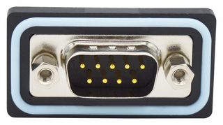 NORCOMP SDF-S09-103L011 D Sub Connector, IP67, Standard, Plug, NANOOK Series, 9 Contacts, DE, Solder Cup