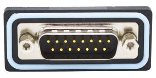 NORCOMP SDF-S15-103L011 D Sub Connector, IP67, Standard, Plug, NANOOK Series, 15 Contacts, DA, Solder Cup