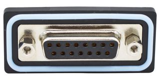 NORCOMP SDF-R15-213L011. D-Sub 连接器, IP67, 标准, 插座, NANOOK Series, 15 触点, DA, 焊接