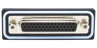 NORCOMP HDF-V44-213L011. D Sub Connector, IP67, High Density, Receptacle, NANOOK Series, 44 Contacts, DB, Solder