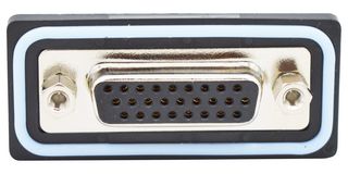 NORCOMP HDF-R26-213L461. D Sub Connector, IP67, High Density, Receptacle, NANOOK Series, 26 Contacts, DA, Solder