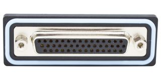 NORCOMP HDF-R44-213L461. D Sub Connector, IP67, High Density, Receptacle, NANOOK Series, 44 Contacts, DB, Solder