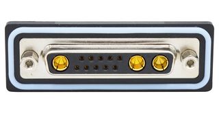 NORCOMP CDFS13W3203L211 Combination Layout D Sub Connector, IP67, NANOOK Series, DB-13W3, Receptacle, 13 Contacts