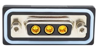 NORCOMP CDFV3W3213L211 连接器, 组合式D-SUB, IP67, NANOOK Series, DA-3W3, 插座, 3 触点, 3电源, 焊接