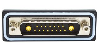 NORCOMP CDFV17W2113L211. 连接器, 组合式D-SUB, IP67, NANOOK Series, DB-17W2, 插头, 17 触点, 15信号, 2电源, 焊接