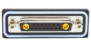 NORCOMP CDFV17W2213L211. 连接器, 组合式D-SUB, IP67, NANOOK Series, DB-17W2, 插座, 17 触点, 15信号, 2电源, 焊接