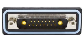 NORCOMP CDFV17W2113L251. 连接器, 组合式D-SUB, IP67, NANOOK Series, DB-17W2, 插头, 17 触点, 15信号, 2电源, 焊接