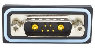 NORCOMP CDFR7W2113L211 连接器, 组合式D-SUB, IP67, NANOOK Series, DA-7W2, 插头, 7 触点, 5信号, 2电源, 焊接