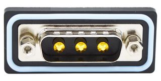 NORCOMP CDFR3W3113L261 连接器, 组合式D-SUB, IP67, NANOOK Series, DA-3W3, 插头, 3 触点, 3电源, 焊接
