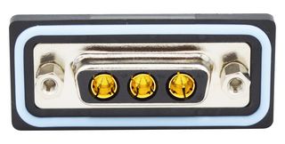 NORCOMP CDFR3W3213L261. 连接器, 组合式D-SUB, IP67, NANOOK Series, DA-3W3, 插座, 3 触点, 3电源, 焊接