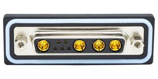 NORCOMP CDFR9W4213L261. 连接器, 组合式D-SUB, IP67, NANOOK Series, DB-9W4, 插座, 9 触点, 5信号, 4电源, 焊接