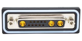 NORCOMP CDFR13W3213L261. 连接器, 组合式D-SUB, IP67, NANOOK Series, DB-13W3, 插座, 13 触点, 10信号, 3电源, 焊接