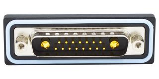 NORCOMP CDFR17W2113L261. 连接器, 组合式D-SUB, IP67, NANOOK Series, DB-17W2, 插头, 17 触点, 15信号, 2电源, 焊接