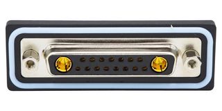 NORCOMP CDFR17W2213L261. 连接器, 组合式D-SUB, IP67, NANOOK Series, DB-17W2, 插座, 17 触点, 15信号, 2电源, 焊接
