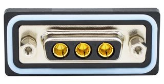 NORCOMP CDFS3W3203L411 连接器, 组合式D-SUB, IP67, NANOOK Series, DA-3W3, 插座, 3 触点, 3电源, 焊接杯