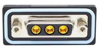 NORCOMP CDFV3W3213L411 连接器, 组合式D-SUB, IP67, NANOOK Series, DA-3W3, 插座, 3 触点, 3电源, 焊接