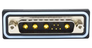 NORCOMP CDFV9W4113L451. Combination Layout D Sub Connector, IP67, NANOOK Series, DB-9W4, Plug, 9 Contacts