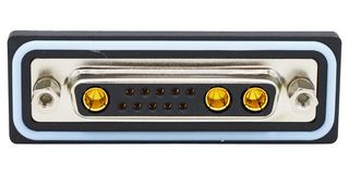 NORCOMP CDFV13W3213L451. 连接器, 组合式D-SUB, IP67, NANOOK Series, DB-13W3, 插座, 13 触点, 10信号, 3电源, 焊接