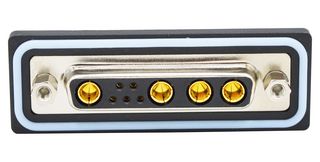 NORCOMP CDFR9W4213L461. 连接器, 组合式D-SUB, IP67, NANOOK Series, DB-9W4, 插座, 9 触点, 5信号, 4电源, 焊接