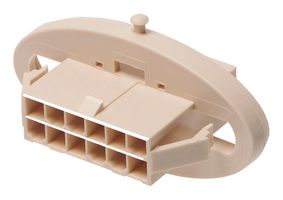MOLEX 207017-0014 Connector Housing, Natural, Mini-Fit Sigma Sealed 207017 Series, Plug, 14 Ways, 4.2 mm