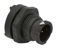AMPHENOL LTW AD-03PMMP-QC8001 圆形连接器, Standard Circular Connector, X-Lok Series, 面板安装插头, 3 触点, PCB引脚, 推式锁