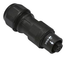 AMPHENOL LTW AD-05BFFB-QL8AP0 Circular Connector, Standard Circular Connector, X-Lok Series, Cable Mount Receptacle, 5 Contacts