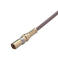 HUBER+SUHNER 11_1023-C50-2-2/111_NH RF / Coaxial Connector, 1.0 / 2.3 Coaxial, Straight Plug, Crimp, 50 ohm