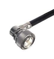 HUBER+SUHNER 16_716-50-7-10/003_-E RF / Coaxial Connector, 7/16 Coaxial, Right Angle Plug, Solder, 50 ohm