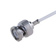 HUBER+SUHNER 11_BNC-75-3-8/133_NE RF / Coaxial Connector, BNC Coaxial, Straight Plug, Crimp, 75 ohm, G03233, Brass