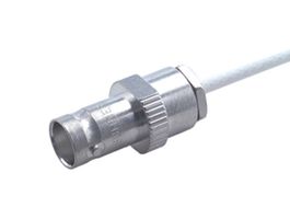 HUBER+SUHNER 21_BNC-50-3-12/133_NE RF / Coaxial Connector, BNC Coaxial, Straight Jack, Solder, 50 ohm