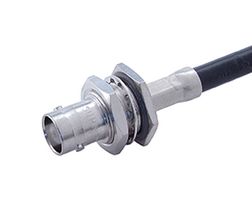 HUBER+SUHNER 24_BNC-50-2-45/133_NE RF / Coaxial Connector, BNC Coaxial, Straight Bulkhead Jack, Crimp, 50 ohm