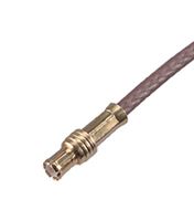 HUBER+SUHNER 11_MCX-50-2-15/111_NE 射频/同轴连接器, MCX同轴, 直型插头, 压接, 50 ohm, Enviroflex 316D, G02232D, K02252D, 黄铜