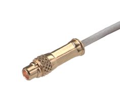 HUBER+SUHNER 11_MMCX-50-1-2/111_OE 射频/同轴连接器, MMCX同轴, 直型插头, 压接, 50 ohm, K01152-07, 铍铜