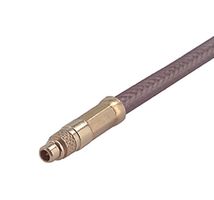 HUBER+SUHNER 11_MMCX-50-2-4/111_OE 射频/同轴连接器, MMCX同轴, 直型插头, 压接, 50 ohm, Enviroflex 316D, G02232D, K02252D, 铍铜
