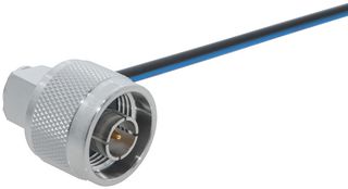 HUBER+SUHNER 16_N-50-2-6/133_NE 射频/同轴连接器, N型同轴, 直角插头, 焊接, 50 ohm, Enviroflex 316D, G02232D, K02252D, Radox RF 316D, 黄铜